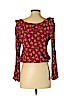 American Eagle Outfitters 100% Viscose Red Long Sleeve Top Size S - photo 2