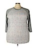 Lularoe Gray 3/4 Sleeve T-Shirt Size 3X - photo 1