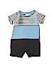 First Impressions 100% Cotton Blue Short Sleeve Outfit Size 6-9 mo - photo 1