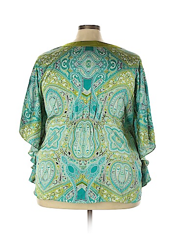 Jones New York Signature 3/4 Sleeve Blouse (view 2)