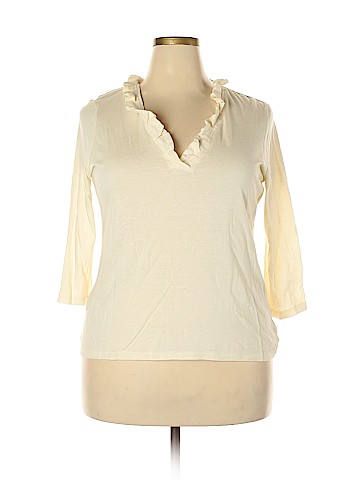 Talbots 3/4 Sleeve Polo (view 1)