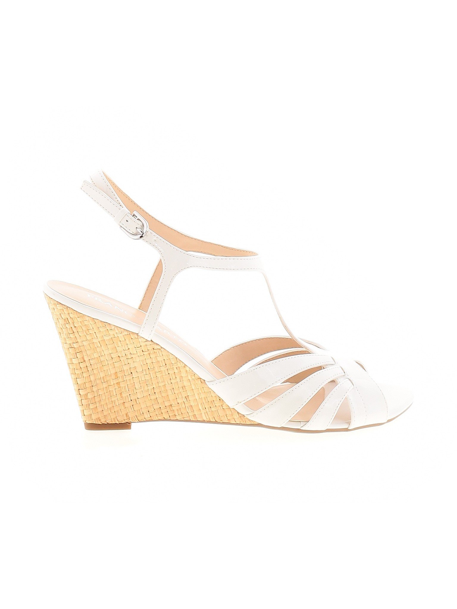 franco sarto white wedges