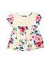 Baby Gap 100% Cotton Ivory Short Sleeve Top Size 3T - photo 2
