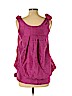 Patrizia Pepe 100% Silk Pink Sleeveless Silk Top Size EU 42 / US 12 - photo 2