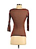 Club Monaco Brown 3/4 Sleeve Top Size S - photo 2