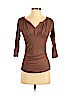 Club Monaco Brown 3/4 Sleeve Top Size S - photo 1