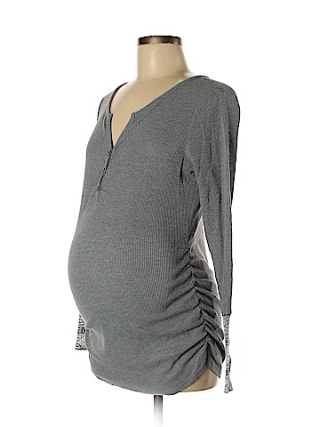 Motherhood Long Sleeve Henley (view 1)