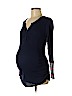 Motherhood Blue Long Sleeve Henley Size M - photo 1