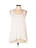 a.n.a. A New Approach 100% Rayon White Sleeveless Top Size L (petite) - photo 1