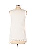 a.n.a. A New Approach 100% Rayon White Sleeveless Top Size L (petite) - photo 2