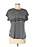 Apt. 9 Gray Short Sleeve Top Size M (petite) - photo 1