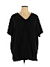 Woman Within 100% Cotton Black Short Sleeve Top Size 4X - photo 1
