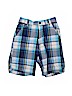 OshKosh B'gosh 100% Cotton Plaid Blue Shorts Size 10 - photo 1