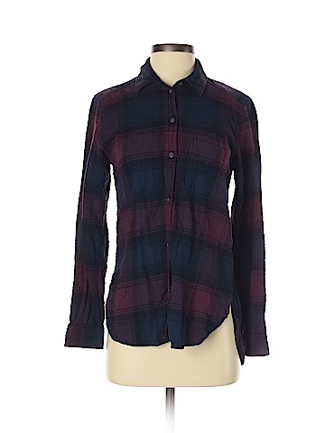American Eagle Outfitters Long Sleeve Button-Down Shirt (view 1)