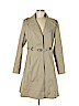Via Spiga 100% Cotton Tan Trenchcoat Size 8 - photo 1