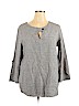 Travelsmith 100% Cotton Gray Long Sleeve Top Size XL - photo 1