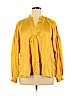 Laundry by Shelli Segal 100% Polyester Gold Long Sleeve Blouse Size XL - photo 1