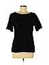 Ann Taylor Black Short Sleeve T-Shirt Size M - photo 1