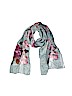 Oscar by Oscar De La Renta 100% Silk Floral Teal Silk Scarf One size - photo 1