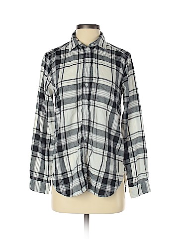 American Eagle Outfitters Long Sleeve Button-Down Shirt (view 1)