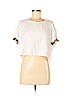 CATHERINE Catherine Malandrino 100% Cotton White Short Sleeve Top Size M - photo 1