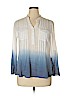 Zac & Rachel White Long Sleeve Blouse Size XL (petite) - photo 1