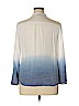 Zac & Rachel White Long Sleeve Blouse Size XL (petite) - photo 2