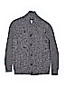 Cat & Jack 100% Cotton Gray Cardigan Size 12 - 14 - photo 1