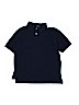 Lands' End 100% Cotton Solid Blue Short Sleeve Polo Size 14 - 16 - photo 1