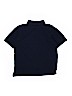 Lands' End 100% Cotton Solid Blue Short Sleeve Polo Size 14 - 16 - photo 2