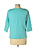 L.L.Bean Blue 3/4 Sleeve Top Size L (petite) - photo 2