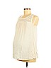 Liz Lange Maternity for Target 100% Rayon White Sleeveless Blouse Size M - photo 1