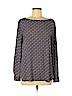 Ann Taylor LOFT 100% Polyester Blue Long Sleeve Blouse Size M - photo 1