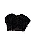 George 100% Polyester Solid Black Shrug Size 6 - photo 1