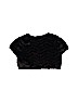 George 100% Polyester Solid Black Shrug Size 6 - photo 2