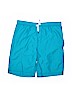 Lands' End 100% Polyester Blue Board Shorts Size L (youth) - photo 1