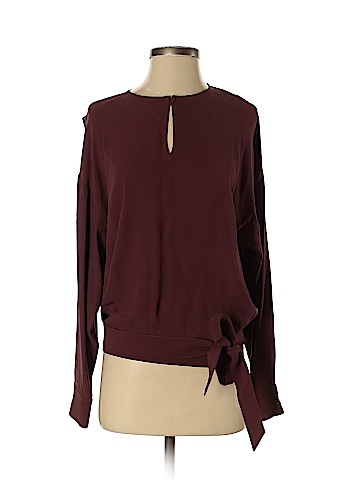 Eileen Fisher Long Sleeve Silk Top (view 1)