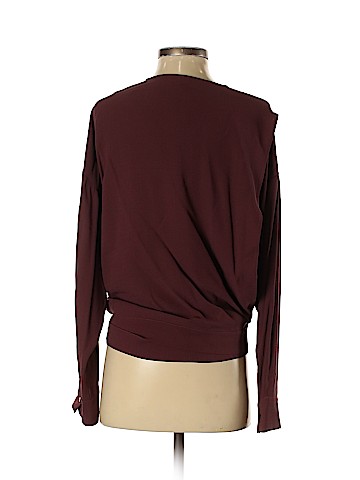 Eileen Fisher Long Sleeve Silk Top (view 2)