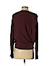 Eileen Fisher 100% Silk Burgundy Long Sleeve Silk Top Size S - photo 2