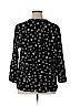 Ann Taylor LOFT Outlet 100% Rayon Black Long Sleeve Blouse Size XL - photo 2