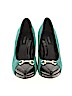 White House Black Market Blue Heels Size 8 - photo 2