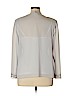 R&M Richards 100% Polyester Gray Long Sleeve Blouse Size 16 - photo 2