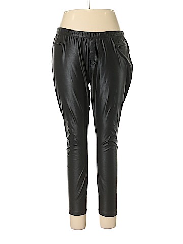 Hue Faux Leather Pants (view 1)