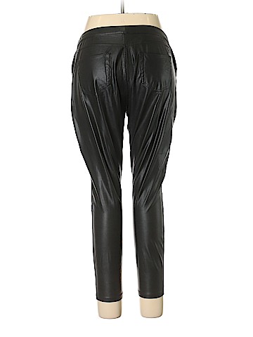 Hue Faux Leather Pants (view 2)