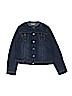 Lands' End Blue Denim Jacket Size 14 - photo 1
