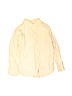 Janie and Jack 100% Linen Yellow Long Sleeve Button-Down Shirt Size 5 - photo 1