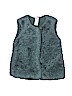 Little Lass 100% Polyester Solid Green Vest Size 7/8 - photo 1