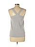 Ann Taylor LOFT Gray Sleeveless Top Size L (petite) - photo 2
