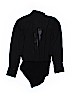Topshop 100% Polyester Black Bodysuit Size 4 (petite) - photo 2