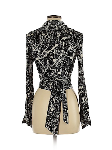 Diane von Furstenberg Long Sleeve Silk Top (view 2)